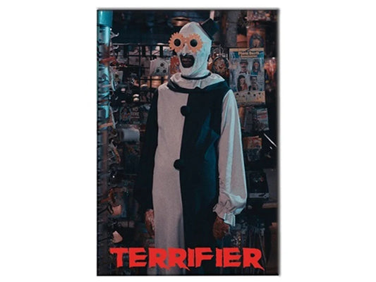 Terrifier Art the Clown Sunflower Glasses Magnet