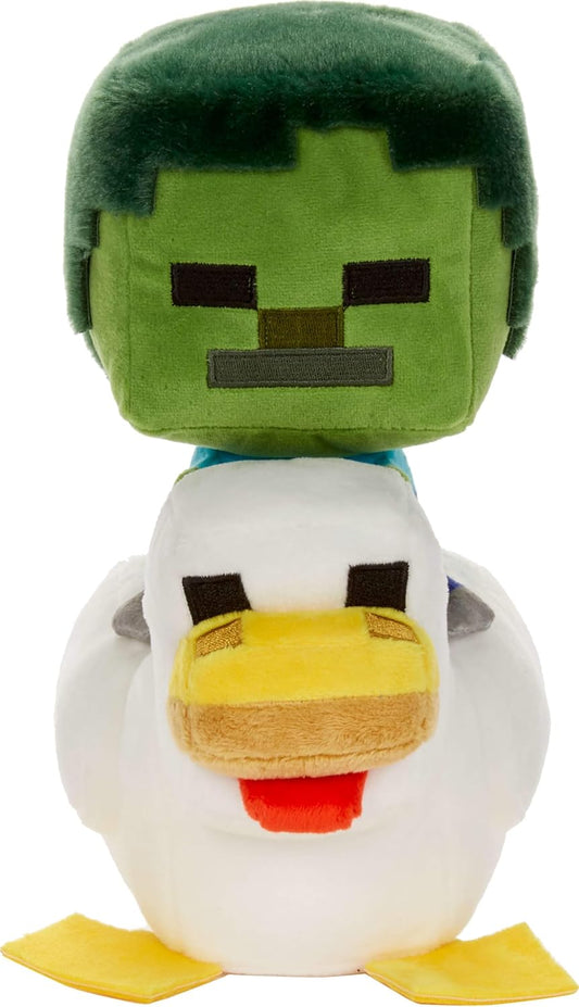 Minecraft Zombie Chicken Jockey Plush 8"