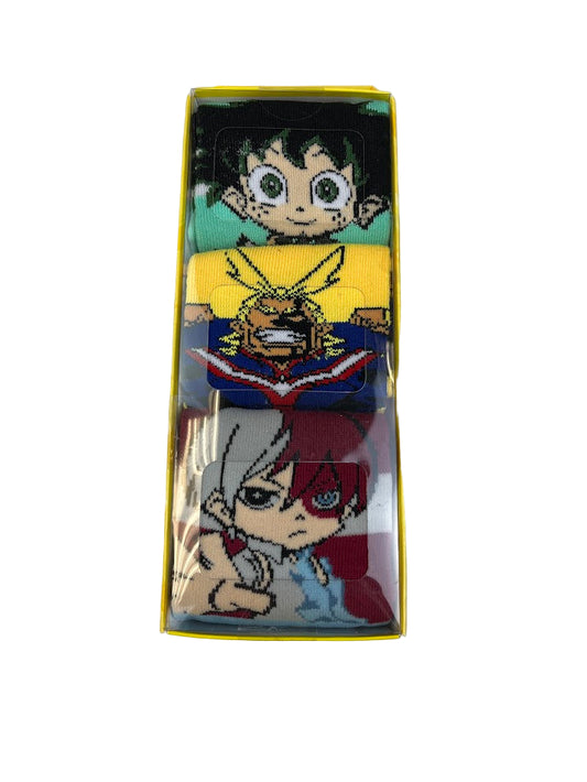 My Hero Academia Crew Socks 3-Pack
