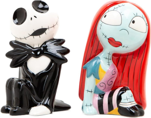 Disney Nightmare Before Christmas Jack & Sally Salt and Pepper Shakers